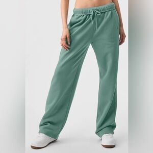 ALO Yoga Green Track Pants